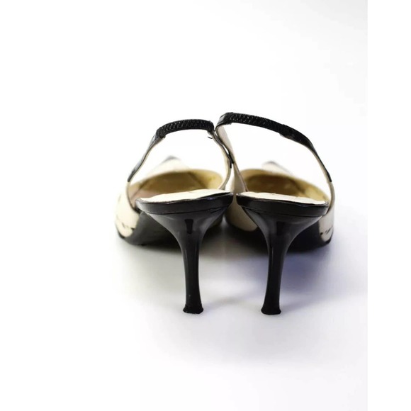 Sergio Rossi Pointed Toe Cut Out Sling - Picture 3 of 6